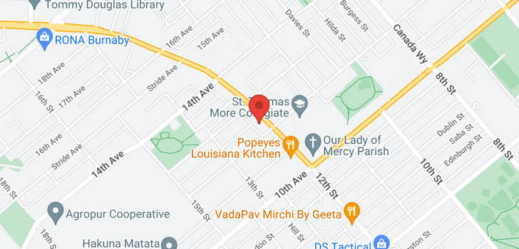 map of 1510 135 East Liberty St